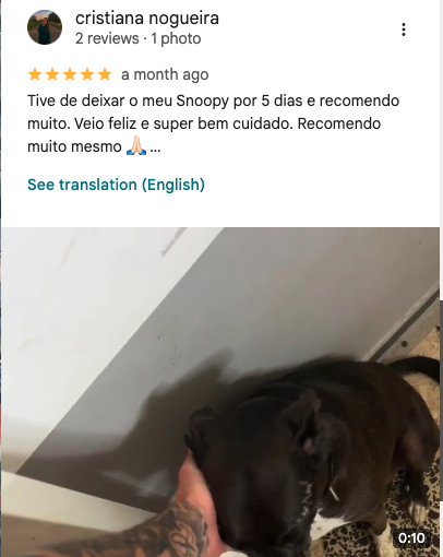 Feedback de Maria Silva