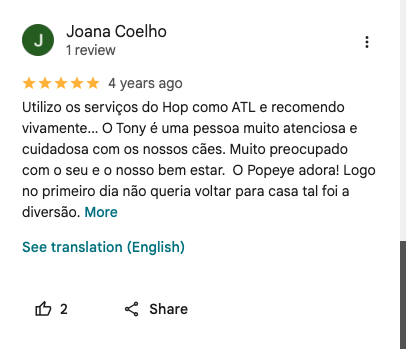 Feedback de Ana Costa
